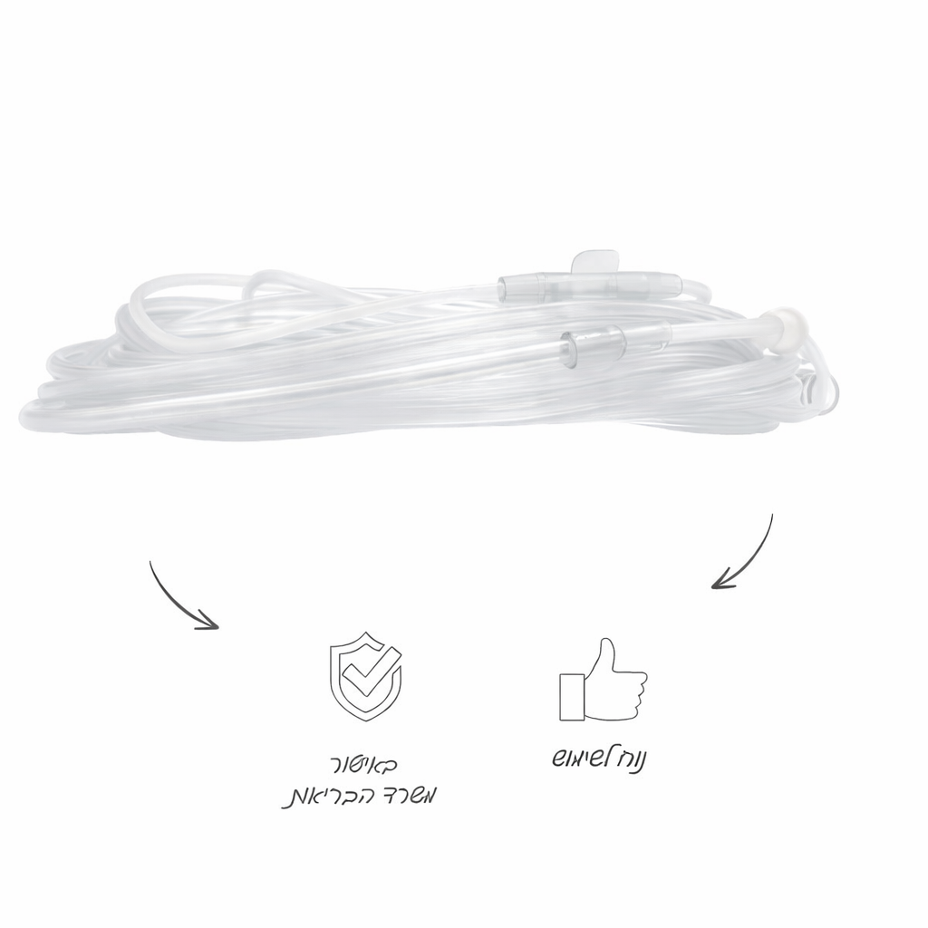 קנולה לאף אורך 7 מטר - משקפי חמצן-ירוק - image_2