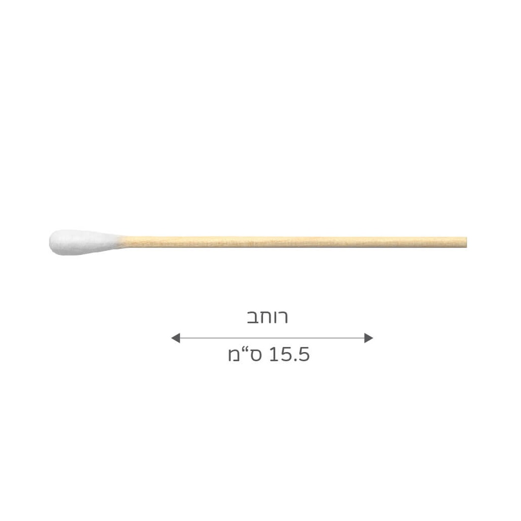 אפליקטור סטרילי 6" - 100 יח' בחב' ס.מדיק יבוא - image_3