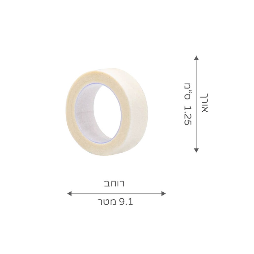 מיקרופור נייר דבק רפואי 1.25 ס"מ מארז יח' ס.מדיק יבוא - image_3