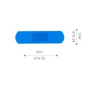 פלסטר זיהוי מגנטי כחול 100 יח' - image_3