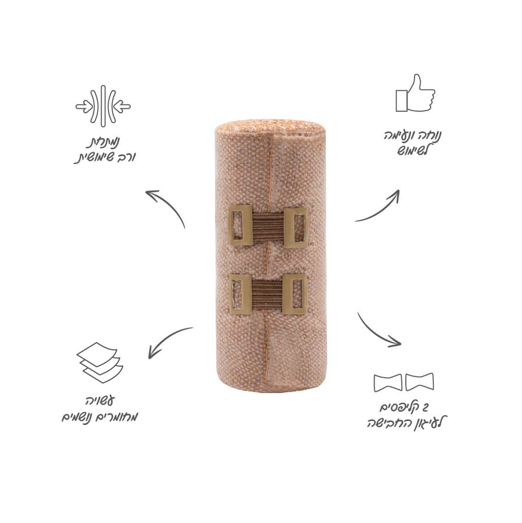 תחבושת אלסטית 10 ס"מ - image_2