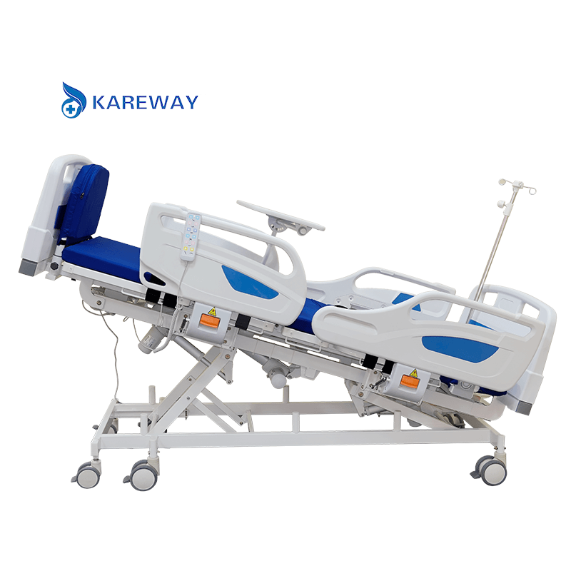 מיטה סיעודית חשמלית מתכווננת לשימוש בבית פרטי,בבית חולים ובמרכזים רפואיים.מיטה חשמלית מתקפלת לטיפול סיעודי, מתכווננת חשמלית עם 5 פונקציות, מערכת בקרה מתקדמת וגלגלים נעולים לבטיחות מירבית ונוחות המטופל. ס.מדיק יבוא - image_2