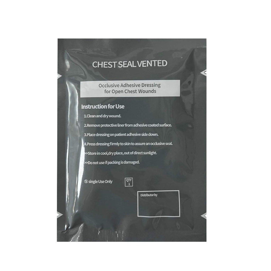 CHEST SEAL - חבישה לפציעת חזה חודרת