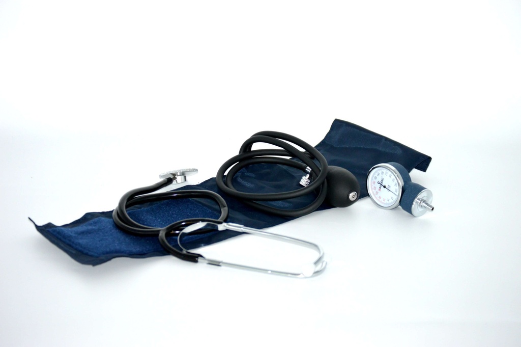 [104611] מד לחץ דם ידני מכני לילדים. דגם יעל. עם סטטוסקופ. נרתיק. ס.מדיק יבוא