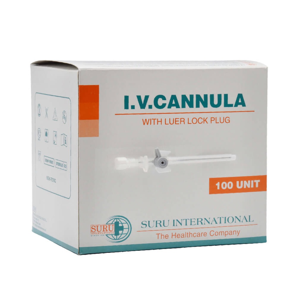 וונפלון מחט לעירוי. IV Cannula. 100 יחידות. זמין במידות 14G כתום | 16G אפור | 17G אדום | 18G ירוק | 20G ורוד | 22G כחול | 24G צהוב. ס.מדיק יבוא
