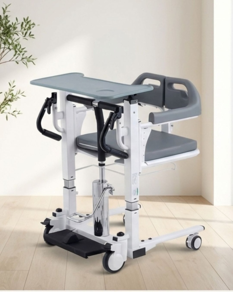 [140206] כיסא הרמה Premium חשמלי. פתיחה 180 מעלות. שחרור מהיר 60 שניות. סיבוב 360. עמיד למים IP64. עד 150 קג. מגש אוכל. ס.מדיק יבוא