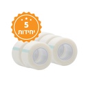 טרנספור PIC פלסטר ניילון שקוף לקיבוע חבישות | 3 גדלים לבחירה: 1.25 ס"מ 24 יחידות, 2.5 ס"מ 12 יחידות, 5 ס"מ 6 יחידות | מקביל לטרנספור 3M | ס.מדיק יבוא