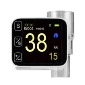 קפנוגרף מיני CapnoCube. Creative Medical. EtCO2 וקצב נשימות. 80 גרם. 10 שעות. ס.מדיק יבוא