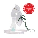 מסכת אינהלציה למכשיר אינהלציה. מבוגר / ילד. כולל שקית העשרה וצינור. חד פעמי. ס.מדיק יבוא