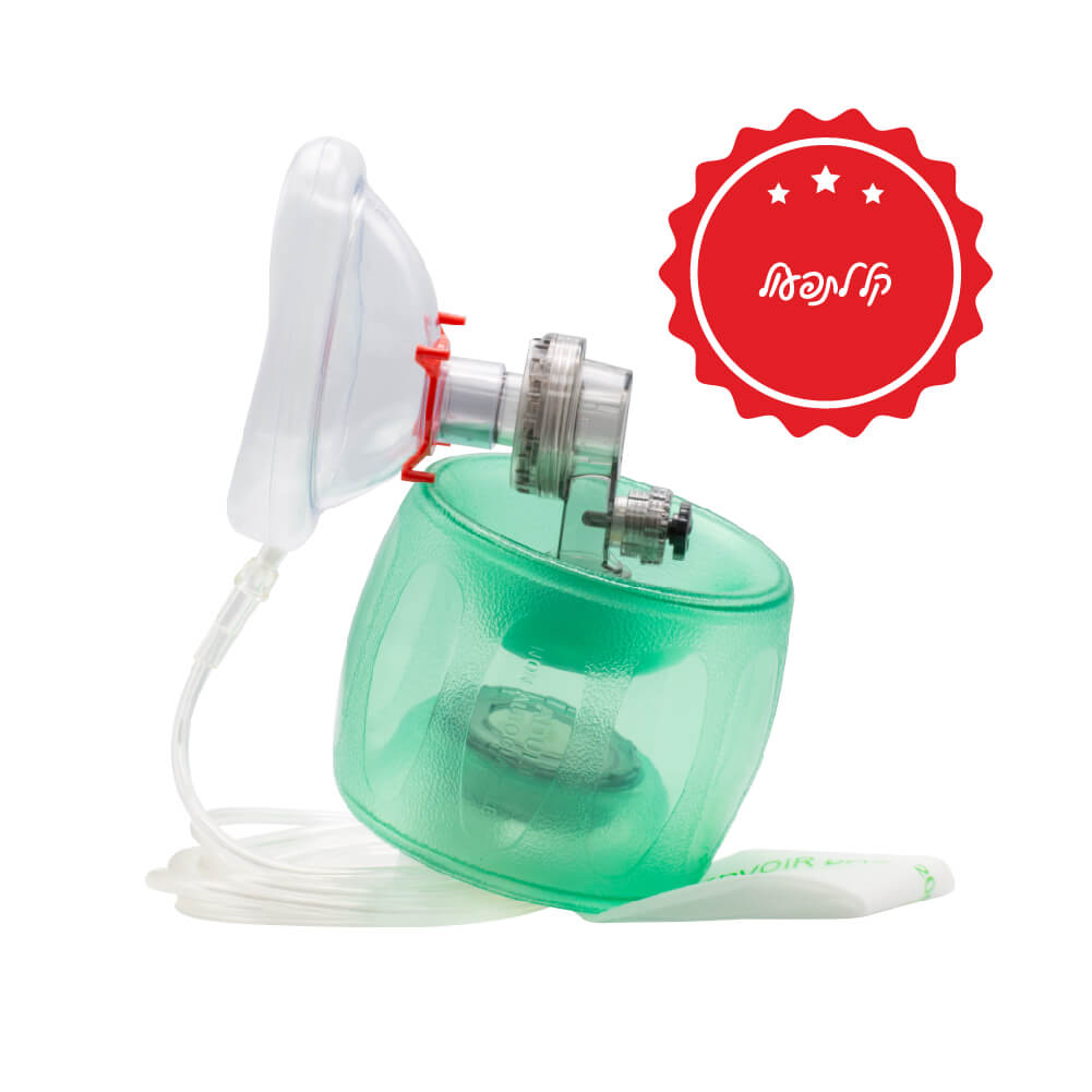 [340801] אמבו מפוח הנשמה ידני Ambu. עשוי PVC. מבוגר / ילד. ס.מדיק יבוא (מבוגר)