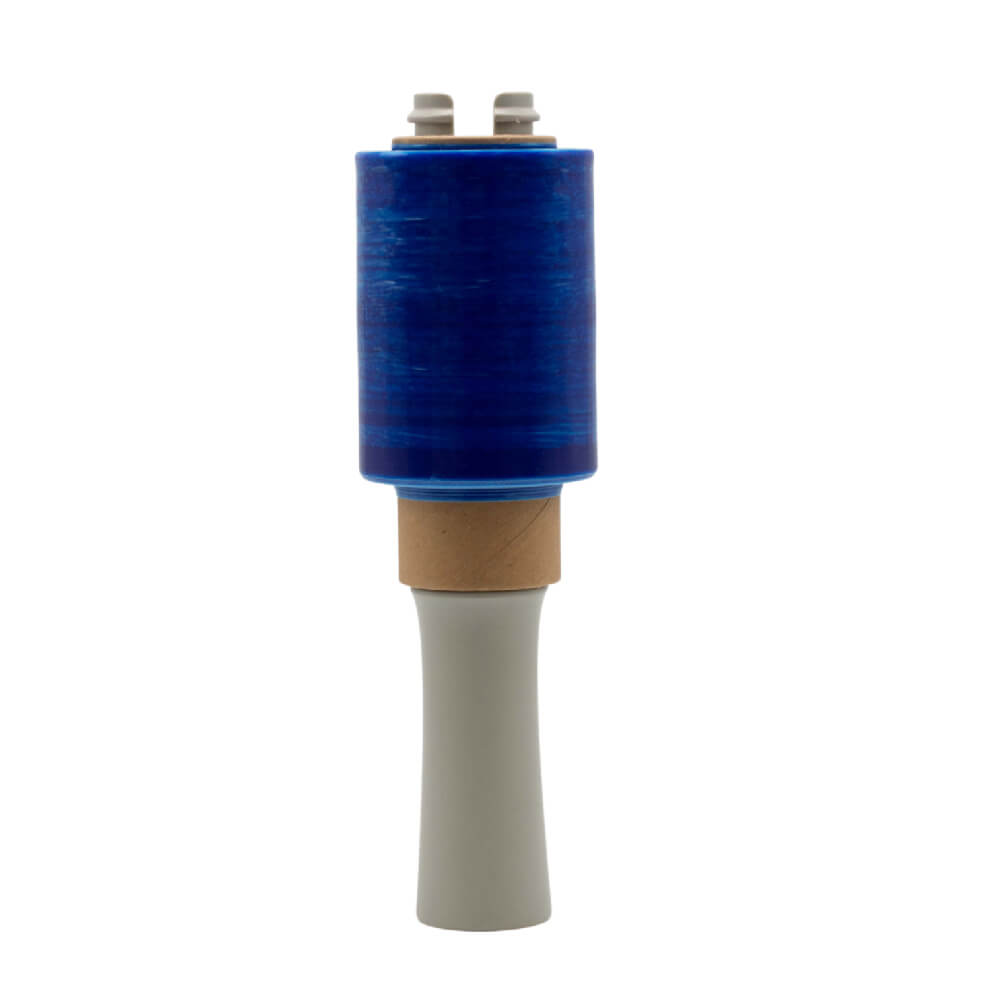 [460602] ניילון כחול לעטיפת חבישות. Blue Cohesive Wrap Film. אורך 5 מטר. לקיבוע תחבושות, שקיות קירור ולחבישת לחץ. ס.מדיק יבוא (ללא מתקן)