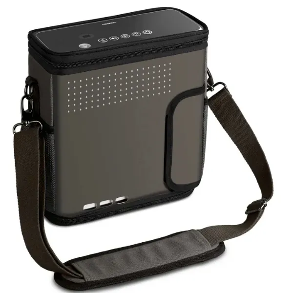 [77740] מחולל חמצן נייד Yuwell SPIRIT-3. Portable Oxygen Concentrator. משקל 2.4 ק"ג. עד 5 שעות סוללה. ריכוז חמצן 90%. שימוש עד גובה 5,000 מ'. ס.מדיק יבוא