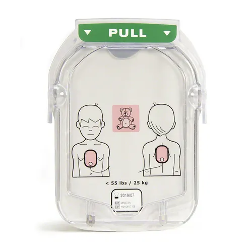 SMART Pads ילד Philips HeartStart HS1. Pediatric Smart Pads. אלקטרודות לדפיברילטור לילדים מתחת 8. מורידות אנרגיה אוטומטית. ס.מדיק יבוא
