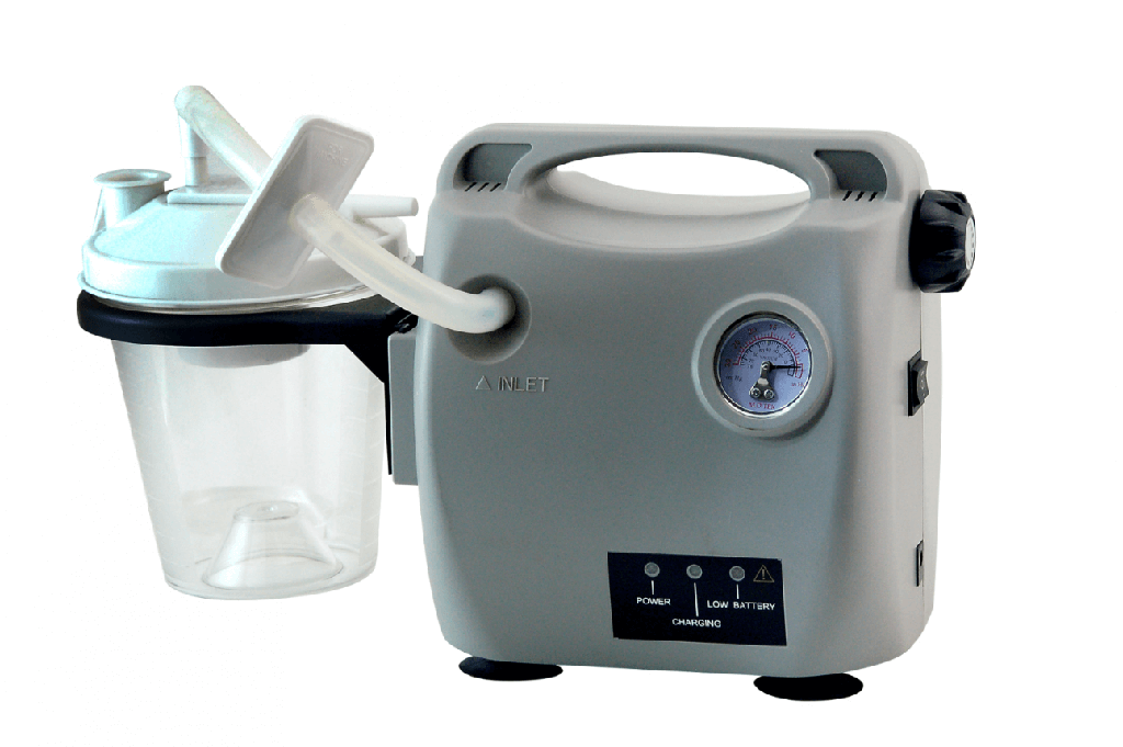 [181406] מכשיר סקשן חשמלי נייד SUF01 EMG. עם סוללות. קומפקטי. לבית ולשטח. ס.מדיק יבוא