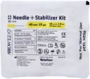 מחט תוך-עצמית EZ-IO עם ערכת מייצב 45 מ"מ. EZ-IO Needle + Stabilizer Kit 45mm 15G. צהוב, יחידה בודדת. ס.מדיק יבוא