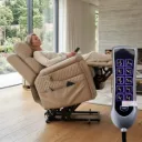 כורסת קימה חשמלית וכורסת טלוויזיה LUXURY. Electric Lift Recliner. 5 מנועים גרמניים. מצב ZERO GRAVITY. עיסוי מובנה. Heavy Duty עד 250 ק"ג