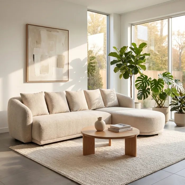 [990313] ספה פינתית דגם רויאל. Royal Corner Sofa. 300×190 ס״מ. בד וגוון לבחירה