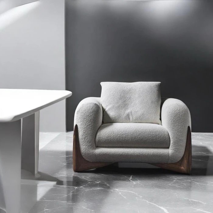 [990321] כורסא דגם קאמילה. Camila Armchair. 115×95 ס״מ. בד וגוון לבחירה