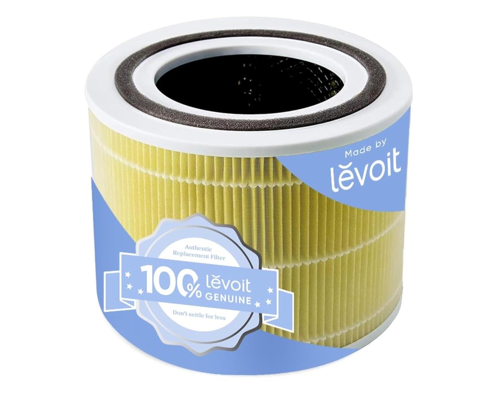 מסנן מקורי למטהר אוויר LEVOIT Core 300 Pet Allergy. אלרגיות לחיות מחמד. סינון 3 שלבי