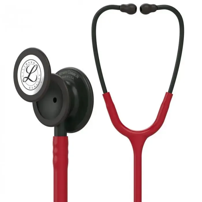 סטטוסקופ ליטמן 3M קלאסיק III. 3M™ Littmann® Classic III™ Stethoscope. Burgundy Black Edition. דגם 5868. צבע בורגונדי מהדורה שחורה. ממברנה כפולה. אחריות יצרן 5 שנים . יבוא רשמי לישראל