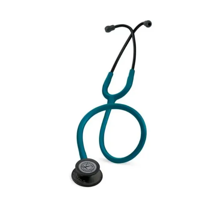 [260804] סטטוסקופ ליטמן 3M קלאסיק III. 3M™ Littmann® Classic III™ Stethoscope. צבע כחול קריביאן מושחר. Caribbean Blue Black Finish. דגם 5869. ממברנה כפולה. אחריות יצרן 5 שנים. יבוא רשמי לישראל.