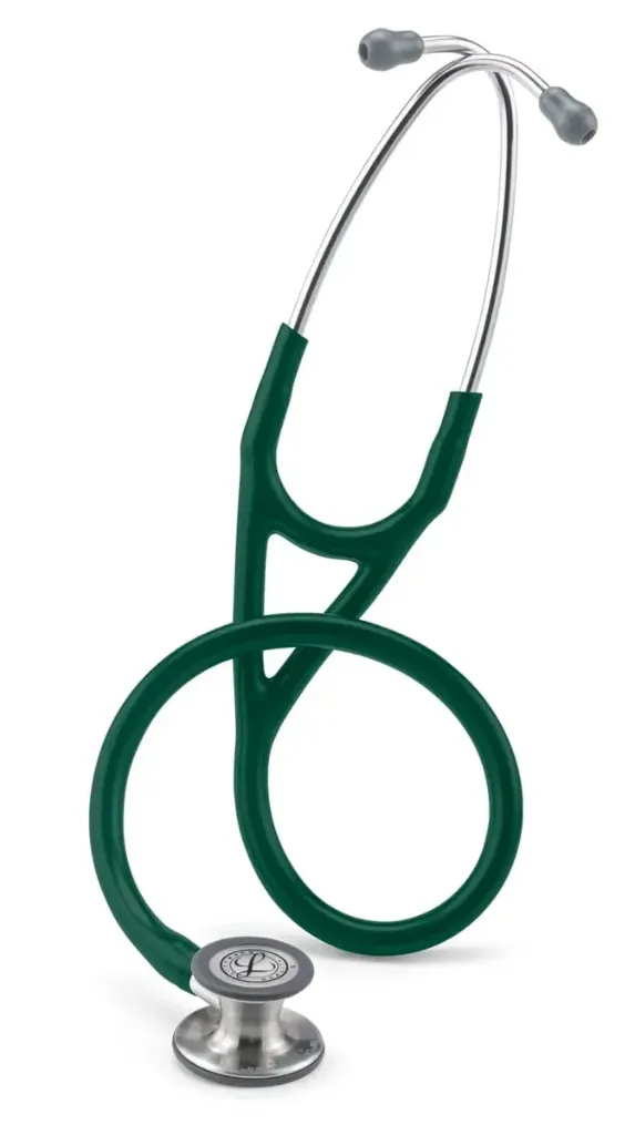 [260813] סטטוסקופ ליטמן 3M™ קרדיולוגי IV. 3M™ Littmann® Cardiology IV™ Stethoscope. צבע ירוק ציידים . hunter green . דגם6155. ראש כפול. אחריות יצרן 5 שנים. יבוא רשמי לישראל.