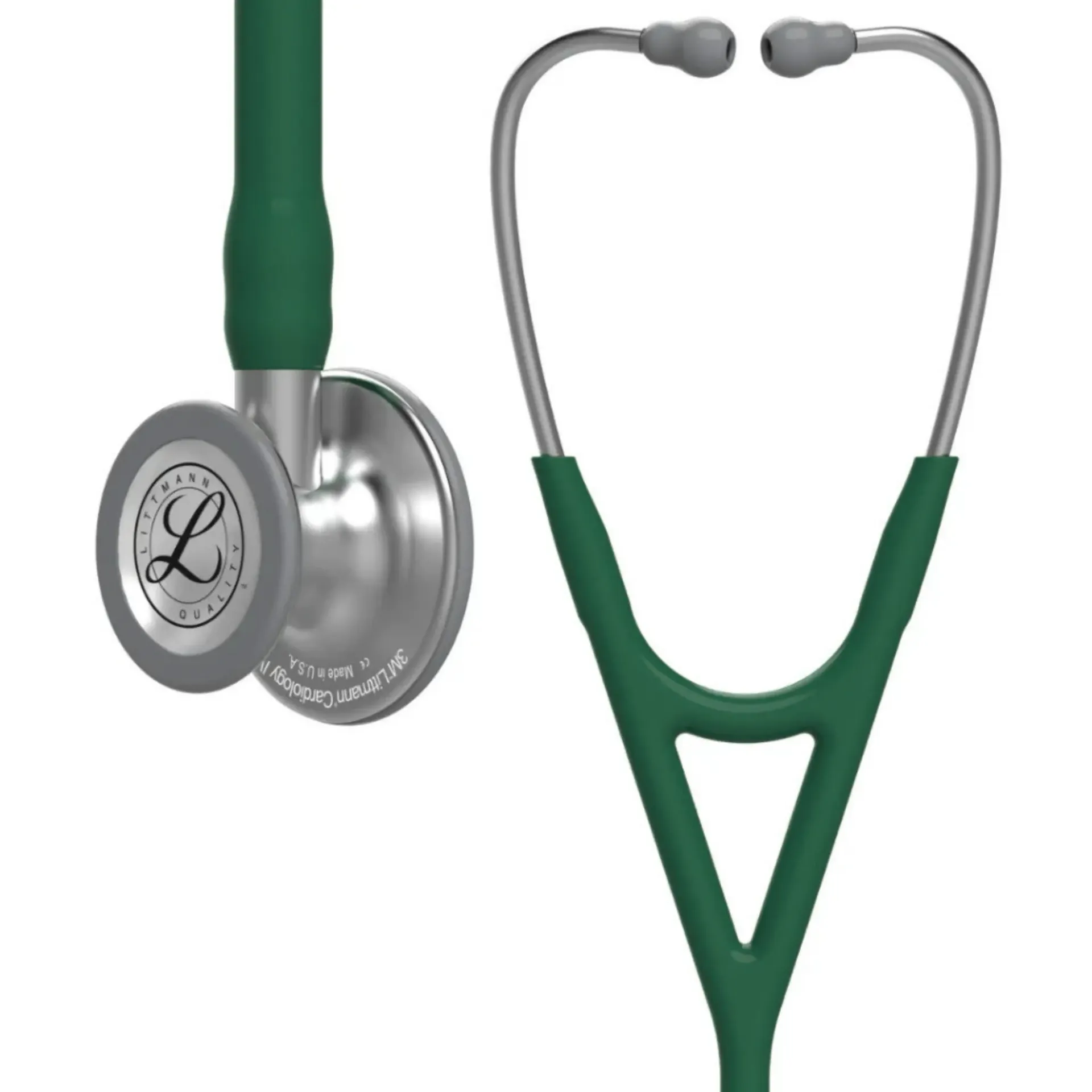 סטטוסקופ ליטמן 3M™ קרדיולוגי IV. 3M™ Littmann® Cardiology IV™ Stethoscope. צבע ירוק ציידים . hunter green . דגם6155. ראש כפול. אחריות יצרן 7 שנים. יבוא רשמי לישראל.