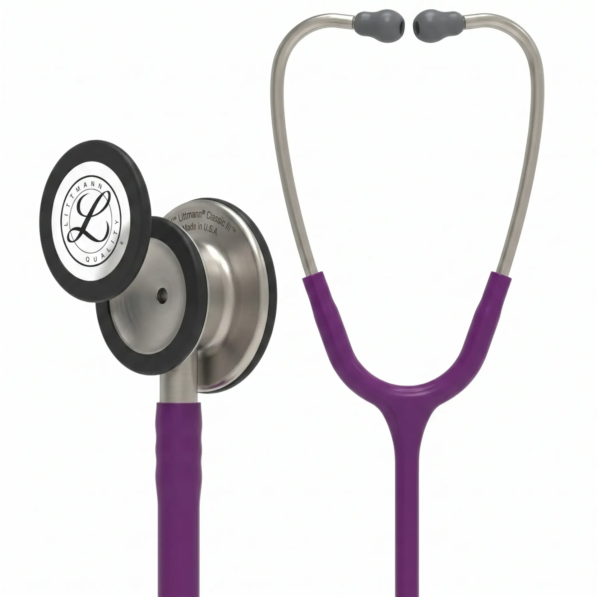 סטטוסקופ ליטמן 3M קלאסיק III. 3M™ Littmann® Classic III™ Stethoscope. צבע סגול לבנדר. Lavender. דגם 5832. ממברנה כפולה. אחריות יצרן 5 שנים . יבוא רשמי לישראל.