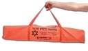 אלונקה מתקפלת 4 חלקים אלומיניום. 4.7 ק"ג. נשיאה עד 159 ק"ג. 2 רצועות ביטחון שחורות. ס.מדיק יבוא