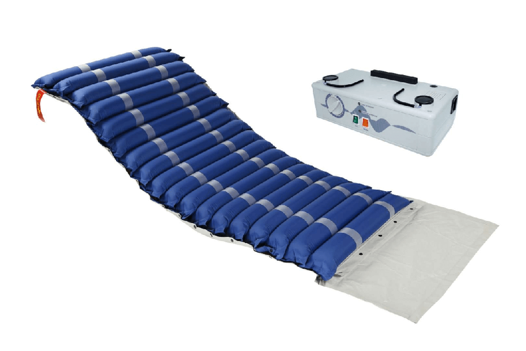מזרן Dynamic Light. מניעת פצעי לחץ עד דרגה 2. שרוולי אוויר. שני מצבי פעולה: דינמי וסטטי. מותקן על מזרן קיים. שימוש ביתי ומוסדי. ס.מדיק יבוא