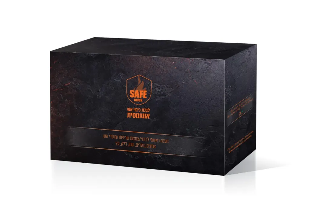 [420401] לבנת כיבוי אש . Fire Extinguishing Block.  כיבוי בזריקה למוקד האש . ללא הכשרה. משקל 3.6 ק"ג. ס.מדיק יבוא