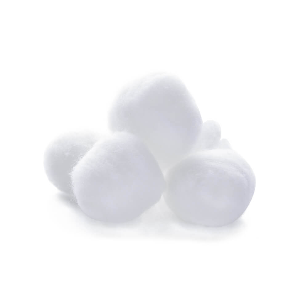 [460051] צמר גפן כדורי 10 גרם. Cotton Wool Balls. לשימוש רפואי וקוסמטי. ס.מדיק יבוא 50 יח'