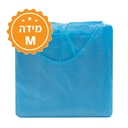 חלוק רפואי חד פעמי Non-Woven. גודל אוניברסלי. Disposable Medical Gown. ס.מדיק יבוא 10 יחידות