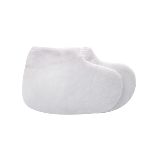 [180402] זוג נעלי בד לטיפול בפראפין. Cloth Booties for Paraffin Treatment. שומרות על חום הגוף לאורך זמן הטיפול. ס.מדיק יבוא