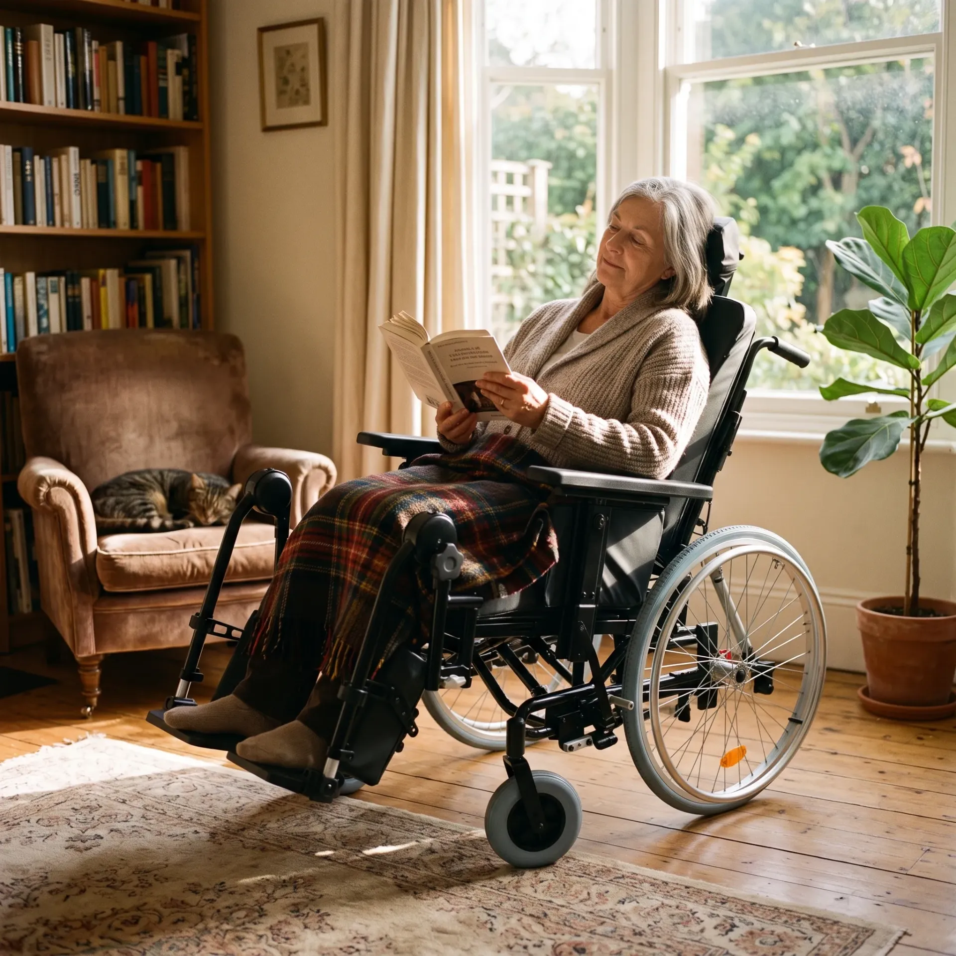 כסא גלגלים טילט רקליין idSoft. Tilt & Recline Wheelchair. רוחב 49 ס"מ. כולל משענת ראש מתכווננת ורגליות מתרוממות. ס.מדיק יבוא