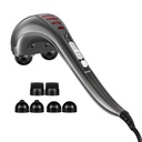 מוט עיסוי חשמלי לגב ולרגליים. Carbon Rodex. עד 3000 נקישות בדקה. כולל 3 ראשי עיסוי מתחלפים