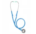 סטטוסקופ דו-צדדי Dr. Famulus DR-650D. Dual Head Stethoscope. ממברנה מתכווננת Audio Adjustable, צינור תכלת. אאוטלט, יחידה אחת במלאי