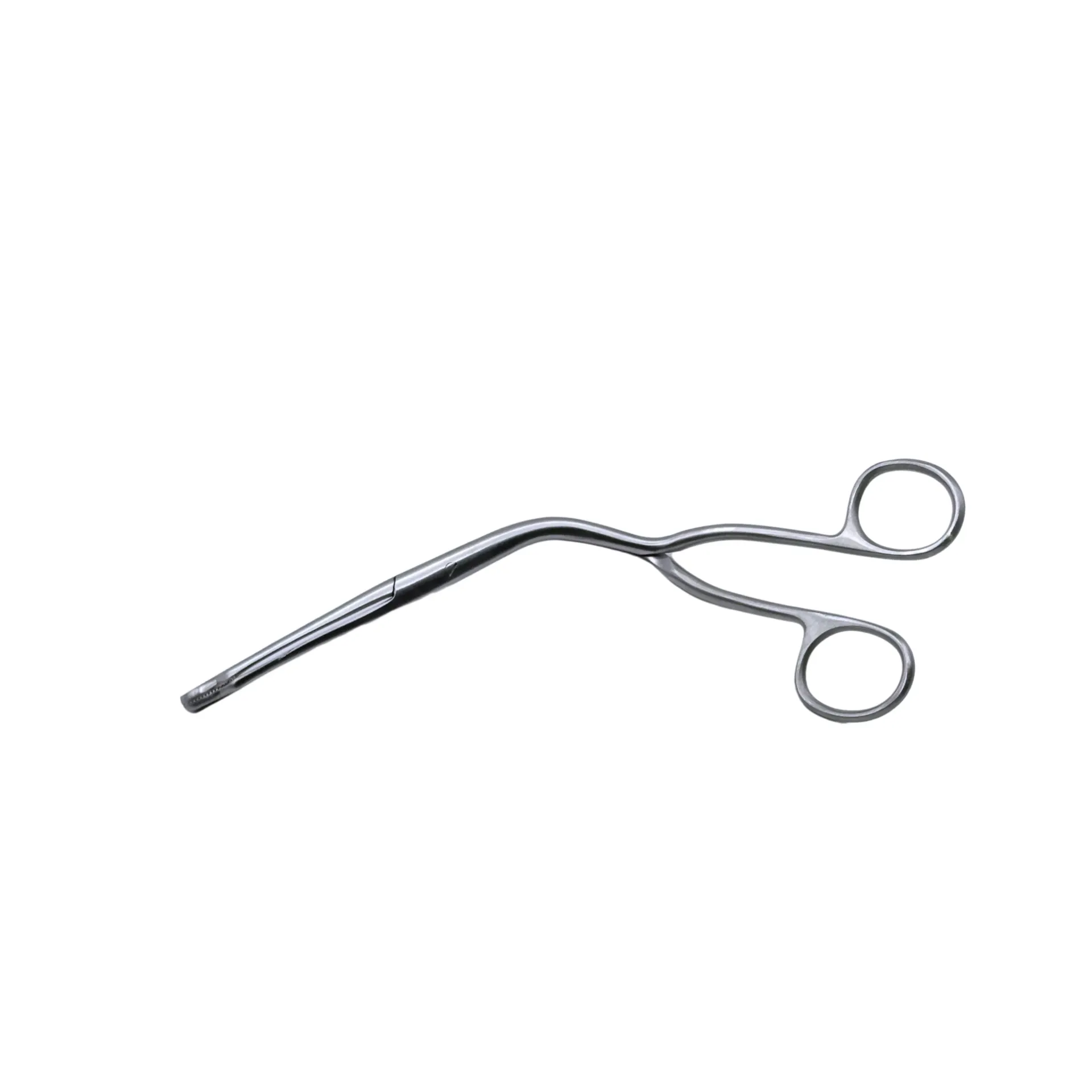 מלקחי מגיל / Magill Forceps. כלי כירורגי להוצאת גופים זרים מהאף והלוע ולכוונון צינור הנשמה. זמין במידת ילד ובמידת מבוגר. פלדת אל חלד רב פעמית. ס.מדיק יבוא