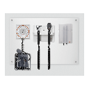 מערכת קיר משולבת אוטוסקופ + אופתלמוסקופ. Wall Diagnostic System. ס.מדיק יבוא